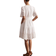 ME+EM Cheesecloth Broderie Short Swing Dress + Belt - White