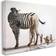 Stupell Industries Meerkats Zebra Stripes White/Multicolour Wall Decor 20x16"