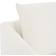 Ebern Designs Mansor Modern White Down Sofa 61.2" 2pcs 2 Seater