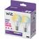 WiZ GU10 Smart LED-lampa E27 x 2