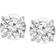 TruMiracle Stud Earrings - White Gold/Diamond