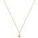 Christ Chain Necklace - Gold/Transparent