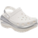 Crocs Mega Crush Metallic Clog - White/Silver