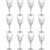 RCR Melodia Red Wine Glass 27cl 12pcs