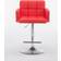 CLP Los Angeles Red/Chrome Tabouret de bar 113cm