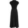 Tommy Hilfiger Mock Turtleneck Pleated Midi Dress - Black