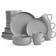 Royalford Nordic Grey Dinner Set 16pcs