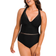 Curvy Kate First Class Plunge One Piece Swimsuit - Black