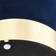 vidaXL Velvet Blue/Gold Siddepuf 36cm