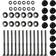 Tlily Trampoline Enclosure Pole Gap Spacers Screws 12pcs