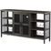 Simplie Fun Industrial Grey/Black Liquor Cabinet 55x30"