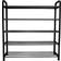 RAM ONLINE 5 Tier Black Shoe Rack 71x75cm