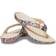 Crocs Kadee II Butterfly Graphic Flip - Winter White