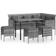 vidaXL 318582 Loungeset, 1 Bord inkl. 1 Soffor
