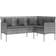 vidaXL 318582 Loungeset, 1 Bord inkl. 1 Soffor