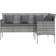 vidaXL 318582 Loungeset, 1 Bord inkl. 1 Soffor