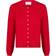 Neo Noir Jilla Heavy Knit Cardigan - Red