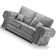 Furniture 786 Chingford Grey Sofa 175cm 2 Seater