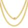 Nuragold Miami Cuban Link Chain Pendant Necklace 5.5mm - Gold