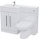 Nes Home Aric 1100mm Vanity Basin Unit, WC Unit & Debra Back To Wall Toilet