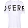 Ferragamo Graphic Logo Short Sleeved T-shirt - White/Black