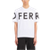 Ferragamo Graphic Logo Short Sleeved T-shirt - White/Black