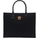 Versace La Medusa Logo Canvas Tote Bag - Black