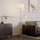Lindby Nantwin White/Nickel Golvlampa 35cm