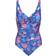 Regatta Sakari Tummy Control Costume - Oxford Blue Family Hawaiian Print