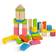 Eichhorn Colorful Wooden Blocks 60 Pcs