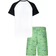 Hurley Kid's Shark Head Doodle Swim Set - Faded Green