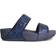 Fitflop Lulu Glitter Synthetic Women's Slides Sandals Midnight Navy Women x