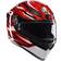 AGV K1 Lion, Integralhelm Schwarz/Rot/Weiß