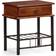 Halmar Fiona Antique Cherry/Black Sengebord 37x48cm