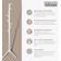 Freestanding White Coat Hook 46cm