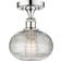 Innovations Lighting Ithaca Polished Chrome/Clear Ceiling Flush Light 8"