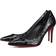 Christian Louboutin Kate Croc-Embossed 85 - Black