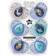 Tommee Tippee Night-Time Glow in the Dark Soother Orthodontic Design 6-18m 6-pack