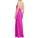 Gina Bacconi Bryony One Shoulder Maxi Dress - Fuchsia