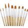 Panduro Hobby Brush Set Basic Round/Flat 10-pack