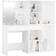 vidaXL Makeup Table with LED Light Sminkbord 40x60cm