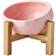 Gagyive Diamond Ceramics Pet Bowls Dog Bowl with Wooden Frame Set