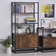 Homcom Freestanding Tall Organizer Multifunctional Brown Armadio 76x162.5cm