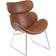 Bovento Hunt Vintage Cognac Loungestol 90.5cm
