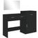 vidaXL 3276519 Black Toiletbord 39x80cm 3stk