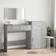 vidaXL 3276521 Concrete Grey Sminkbord 39x80cm 3st