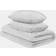 OHS 10.5 Tog Teddy Fleece Housse de couette Gris, Argent (200x200cm)