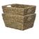 Maison & White Natural Seagrass Brown Basket 30cm 2pcs