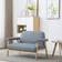vidaXL 246643 Light Grey Sofa 115cm 2 personers