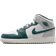 NIKE Air Jordan 1 Mid SE GS - White/Sail/Neutral Grey/Oxidized Green